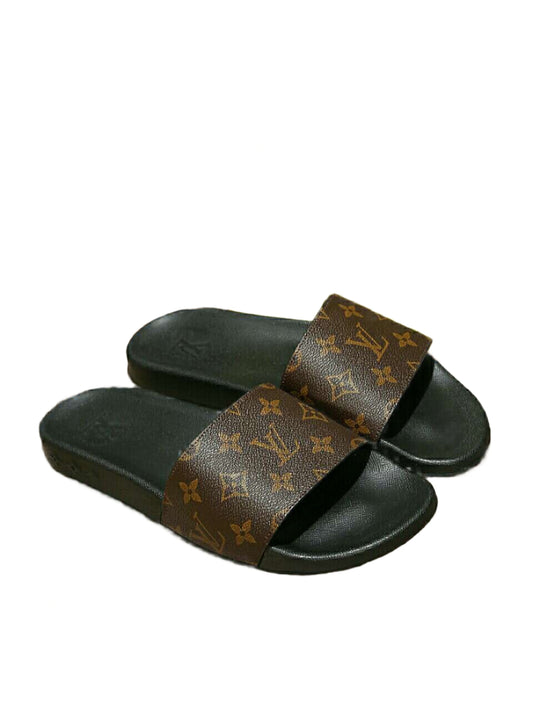 Louis Vuitton Slides Tan - TruVybe Essentials