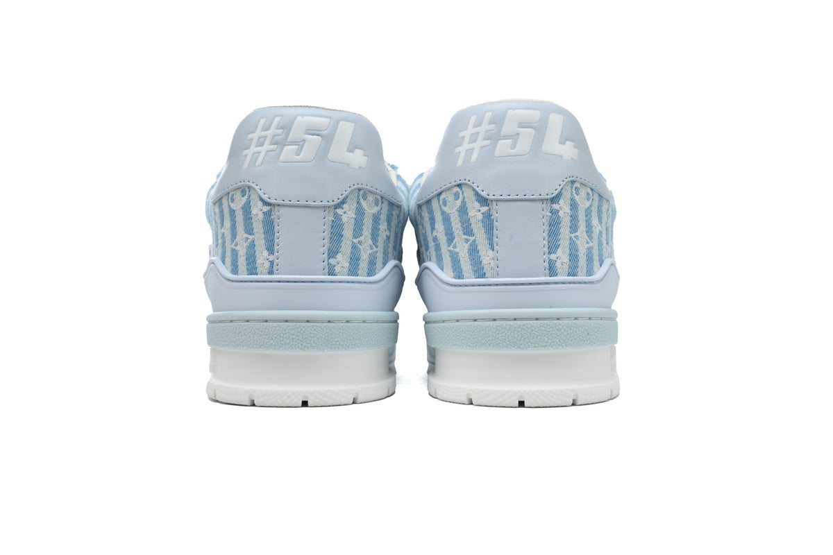 Louis Vuitton Trainer Blue Stripe Monogram - TruVybe Essentials
