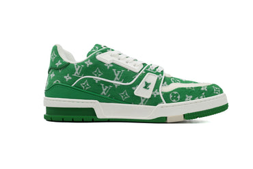 Louis Vuitton Trainer GreenTextile Monogram - TruVybe Essentials