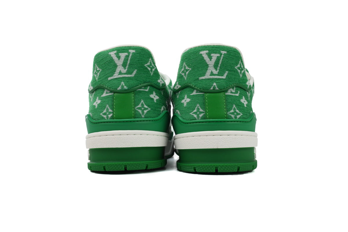 Louis Vuitton Trainer GreenTextile Monogram - TruVybe Essentials