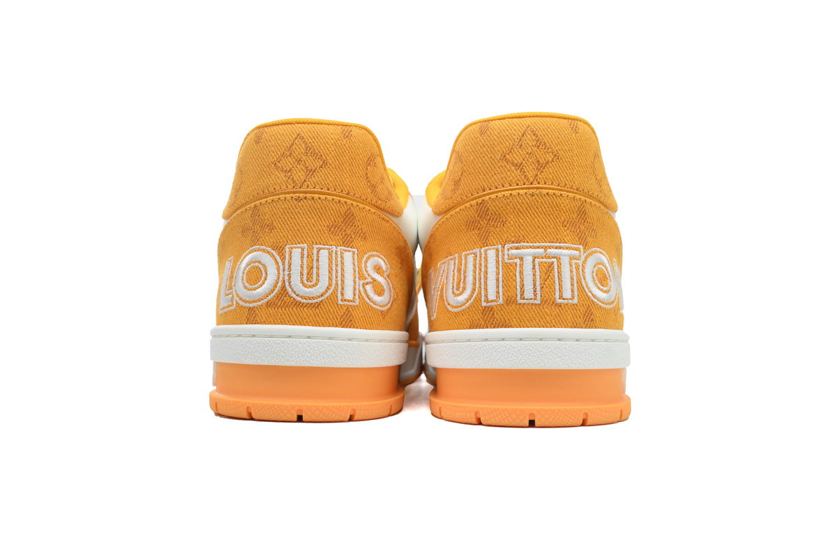 Louis Vuitton Trainer Monogram Denim Yellow - TruVybe Essentials