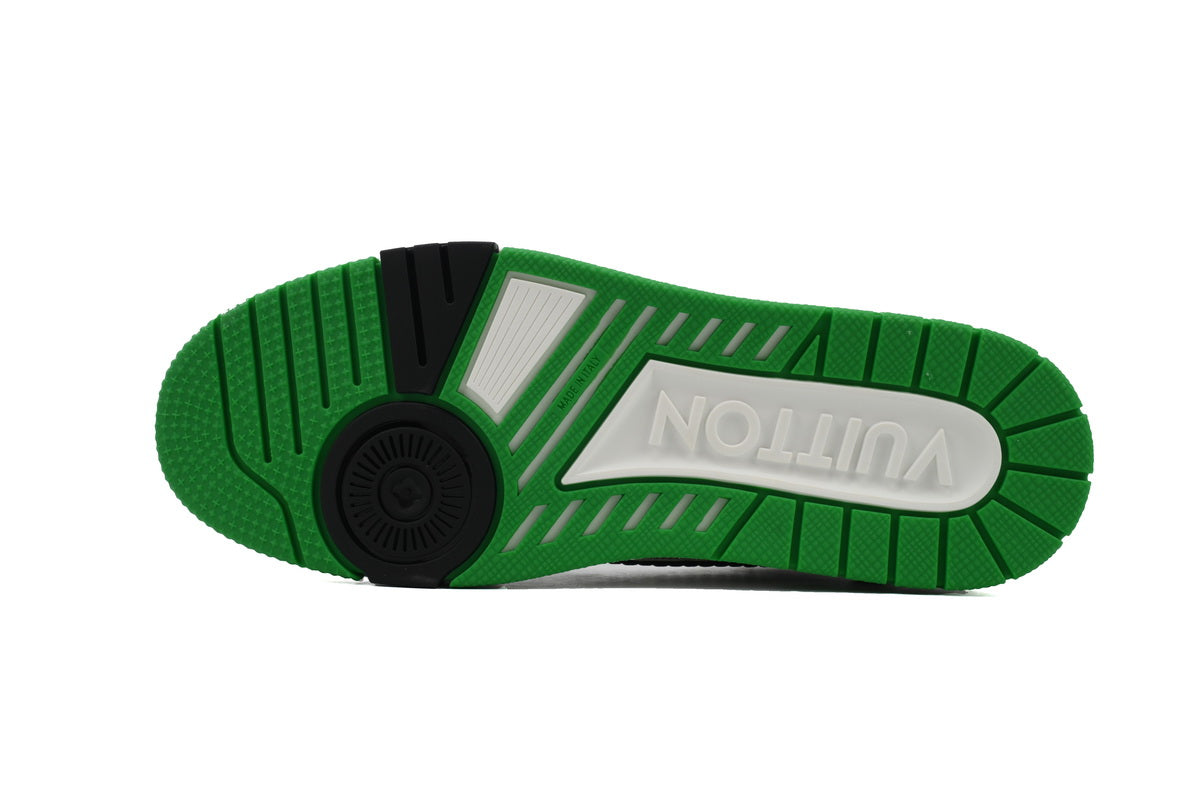 Louis Vuitton Trainer White/Green - TruVybe Essentials