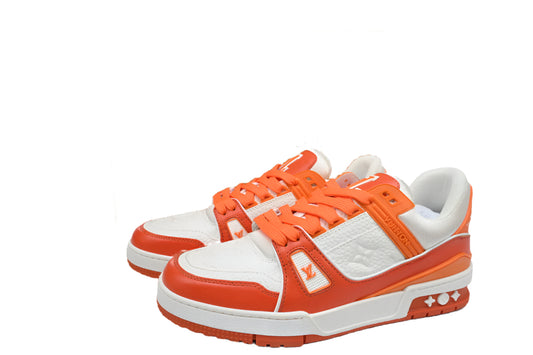 Louis Vuitton Trainer White Orange - TruVybe Essentials