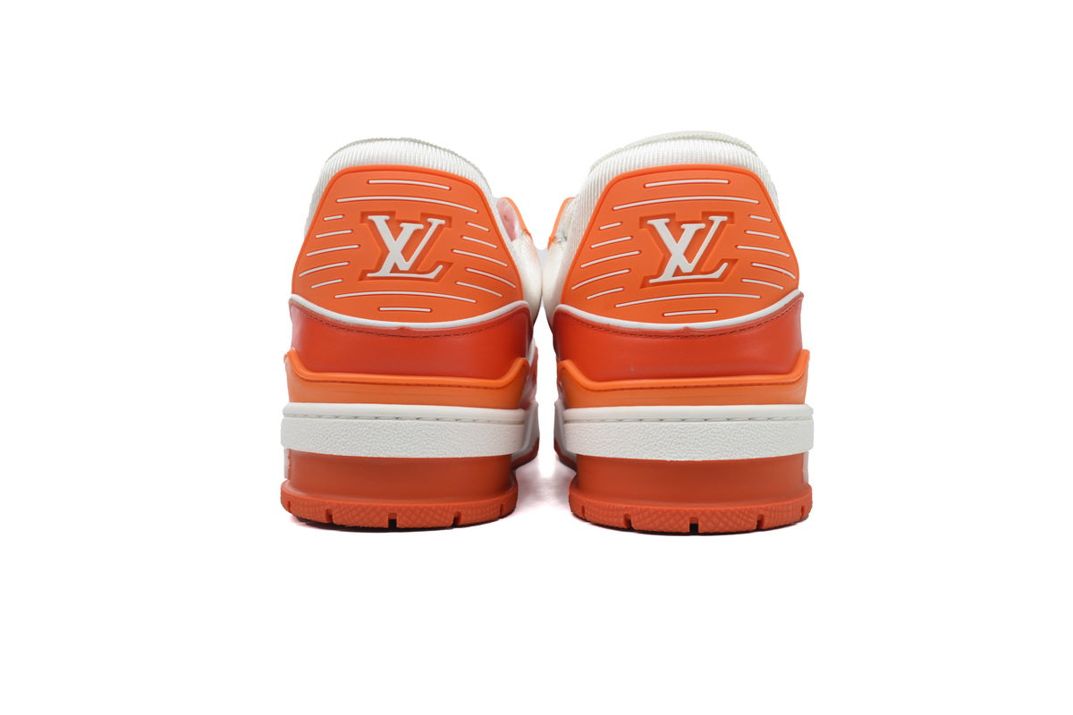 Louis Vuitton Trainer White Orange - TruVybe Essentials