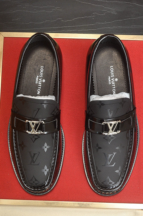 major loafers monogram black 