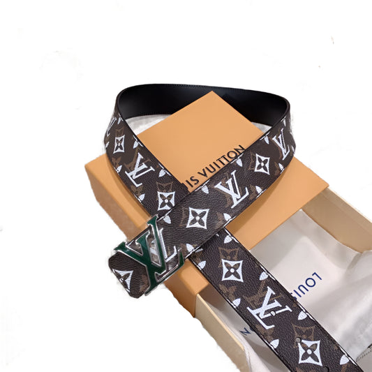 Louis Vuitton LV Logo Belt Calf Leather - TruVybe Essentials