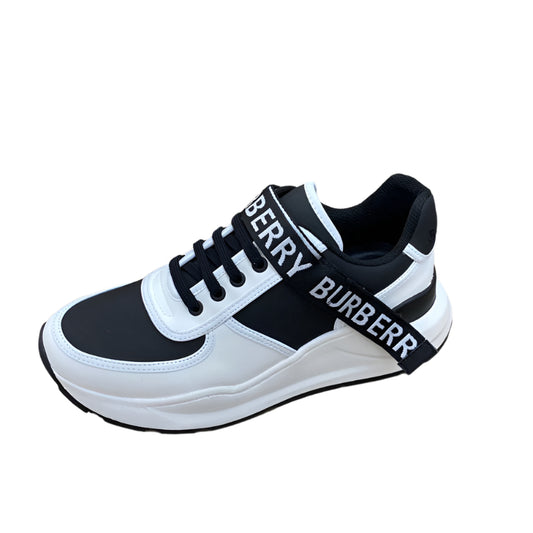 Burberry Ronnie Lace Up Black White Logo - TruVybe Essentials