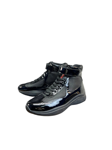 PRADA America's Cup Bike High Top Sneaker Boot Nero - TruVybe Essentials