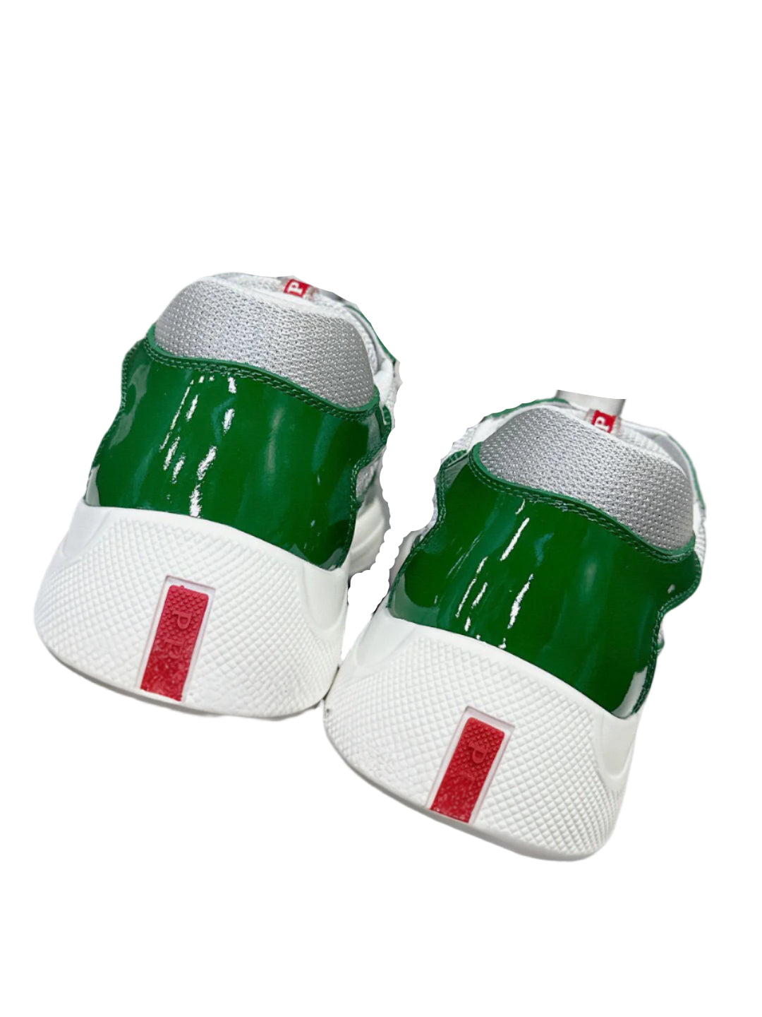 Prada America's Cup Sneakers Green/Silver - TruVybe Essentials