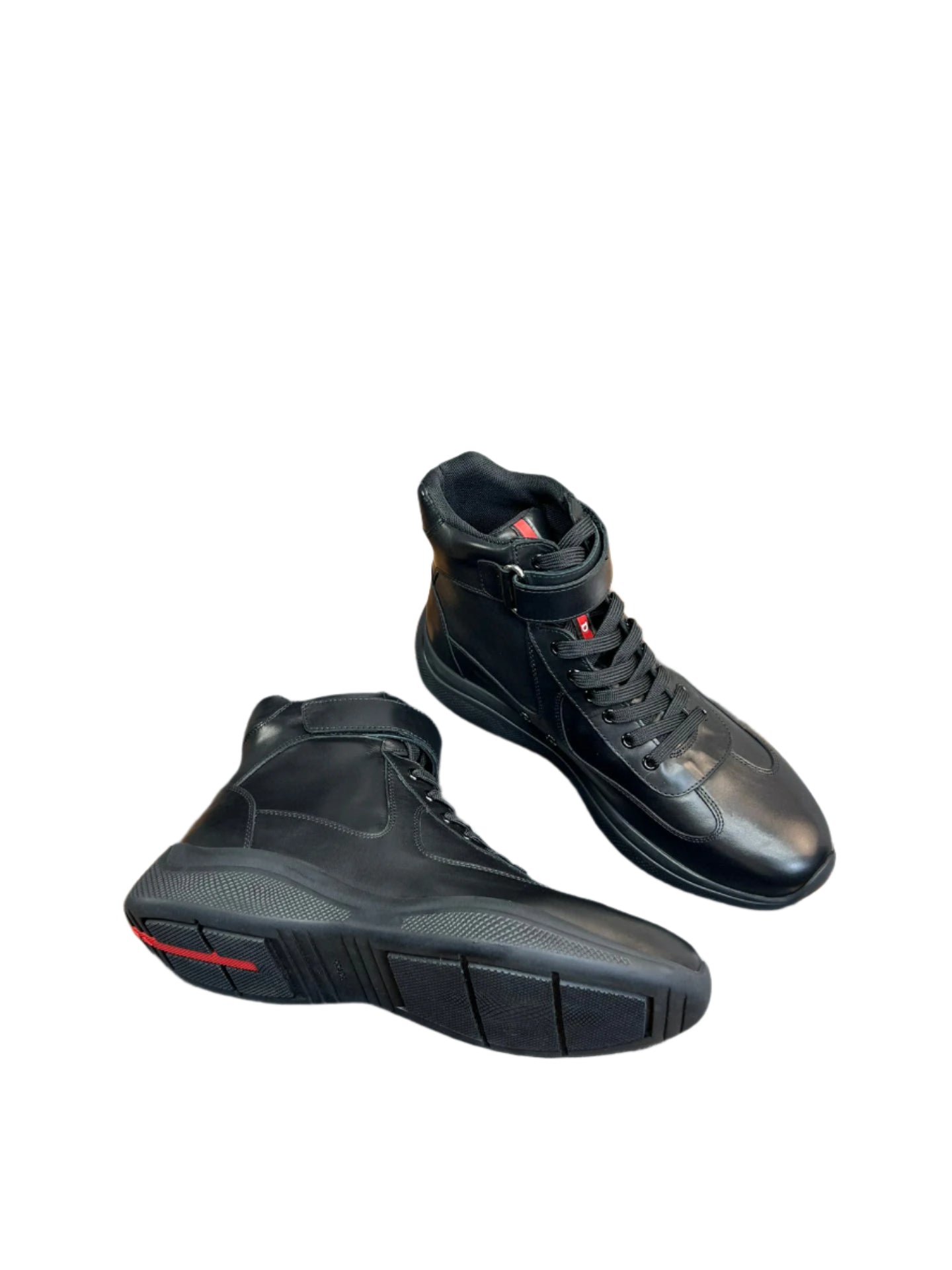 Prada Americas Cup High Boot Matte Black - TruVybe Essentials
