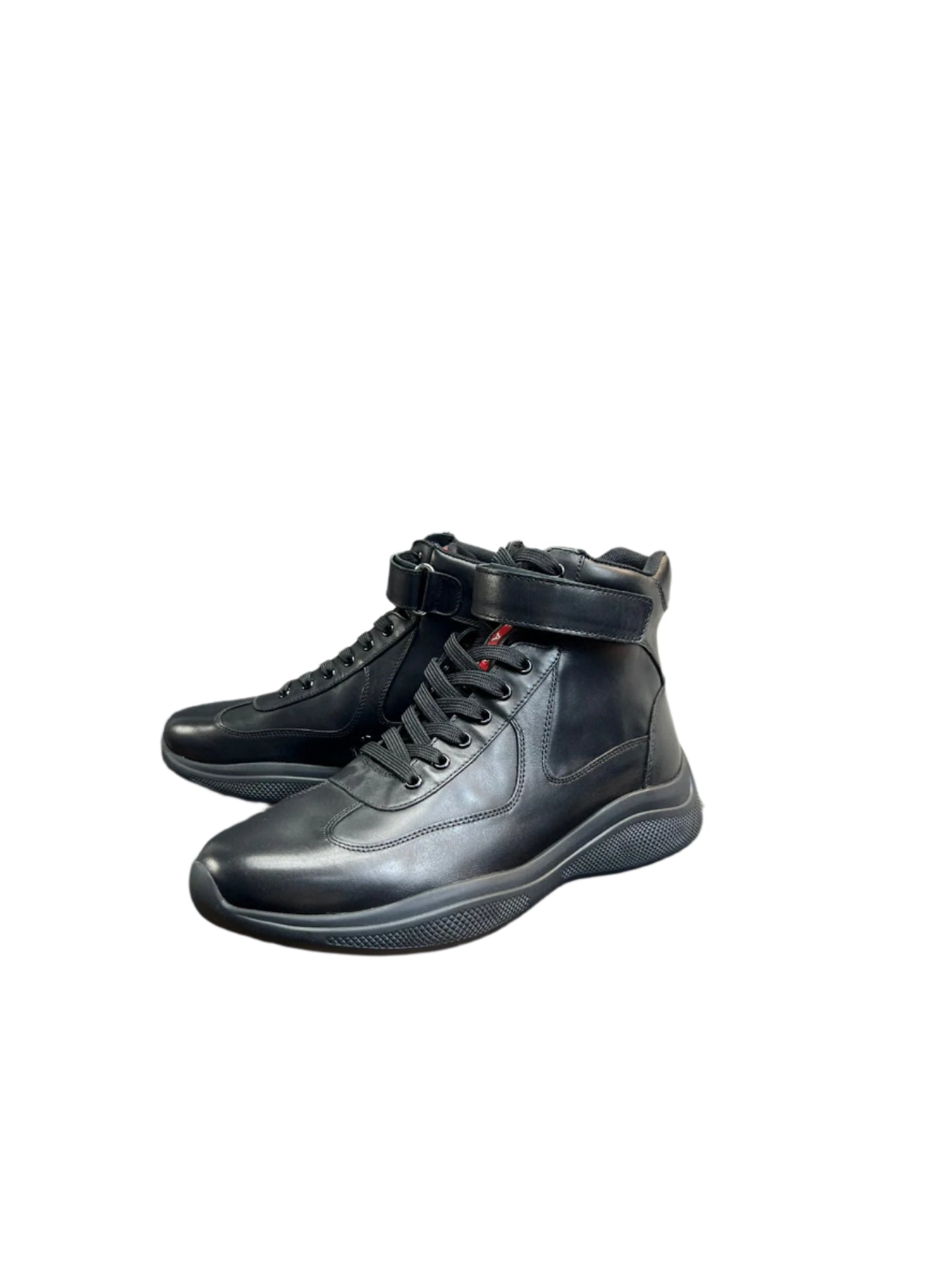 Prada Americas Cup High Boot Matte Black - TruVybe Essentials