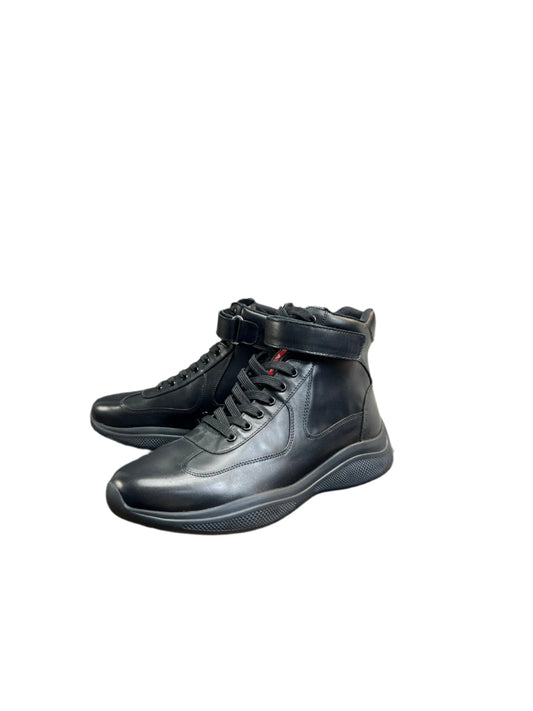 Prada Americas Cup High Boot Matte Black - TruVybe Essentials