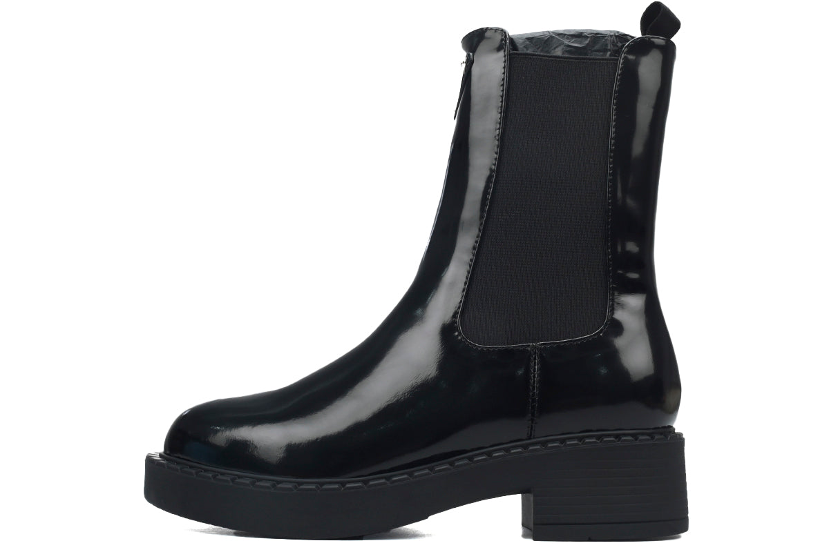 Prada Brushed Leather Chelsea Boots - TruVybe Essentials