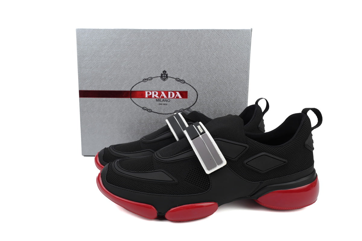 Prada Cloudbust  Sneakers Black and Red - TruVybe Essentials