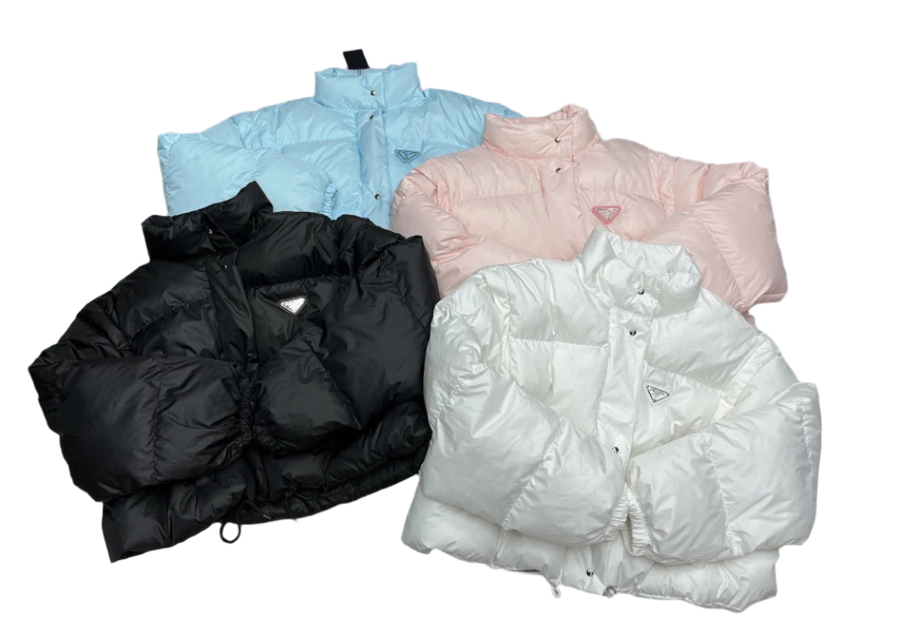 Prada Convertible Cropped Puffer Jacket - TruVybe Essentials