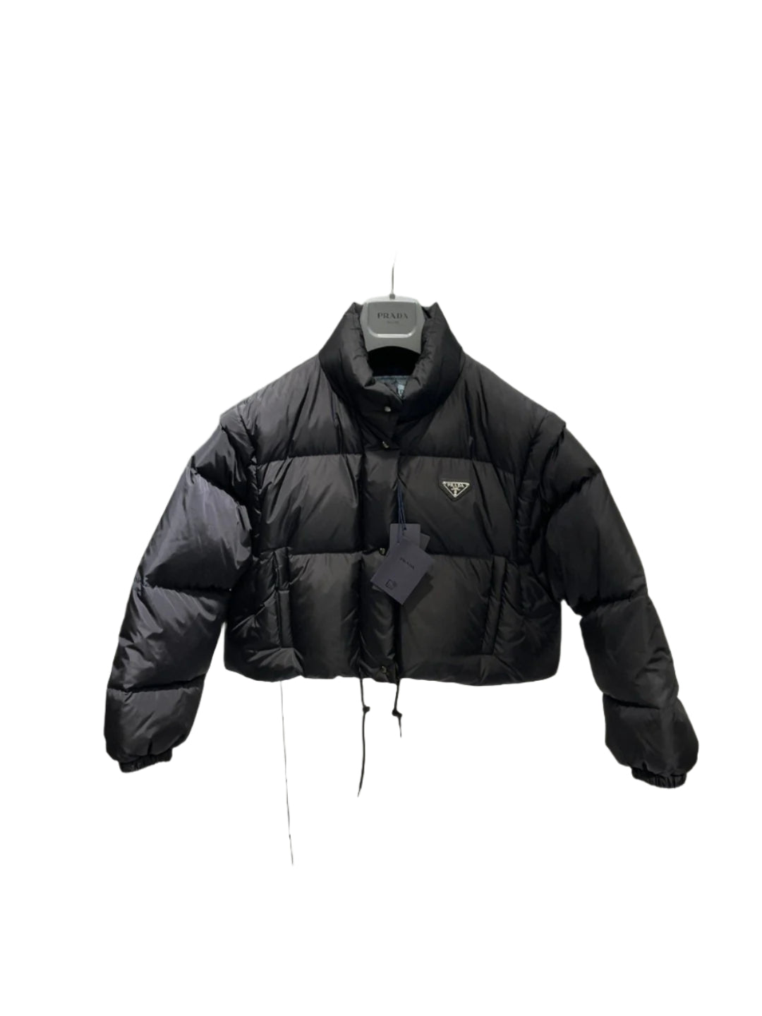 Prada Convertible Cropped Puffer Jacket - TruVybe Essentials