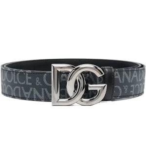 Dolce & Gabbana Calfskin Jacquard Belt – Elegant Italian Craftsmanship