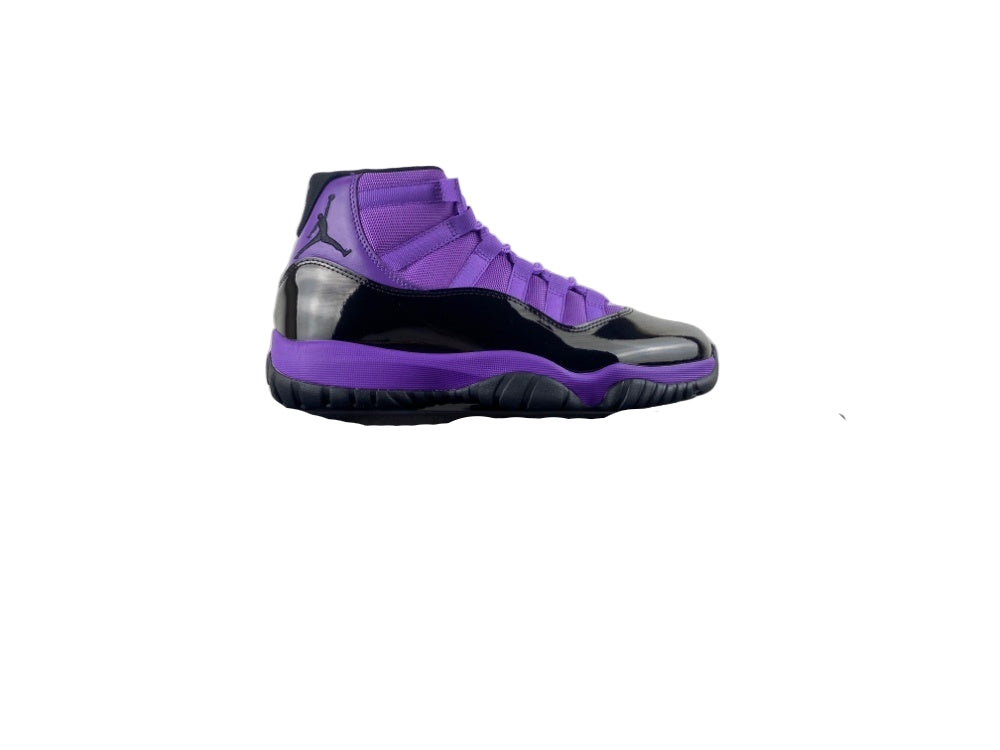 CT8012-500 Purple/Black Mid-Top Basketball Sneakers - TruVybe Essentials