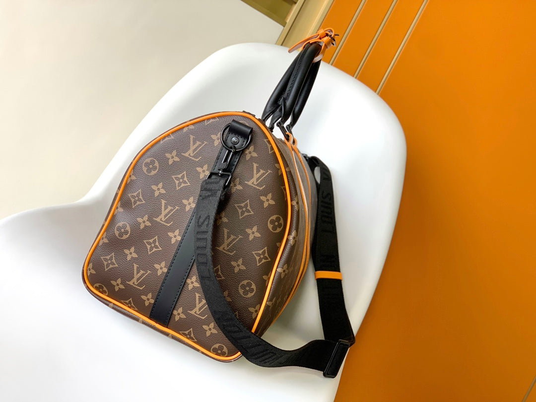 side Keepall Bandouliere 45 Radiant Sun