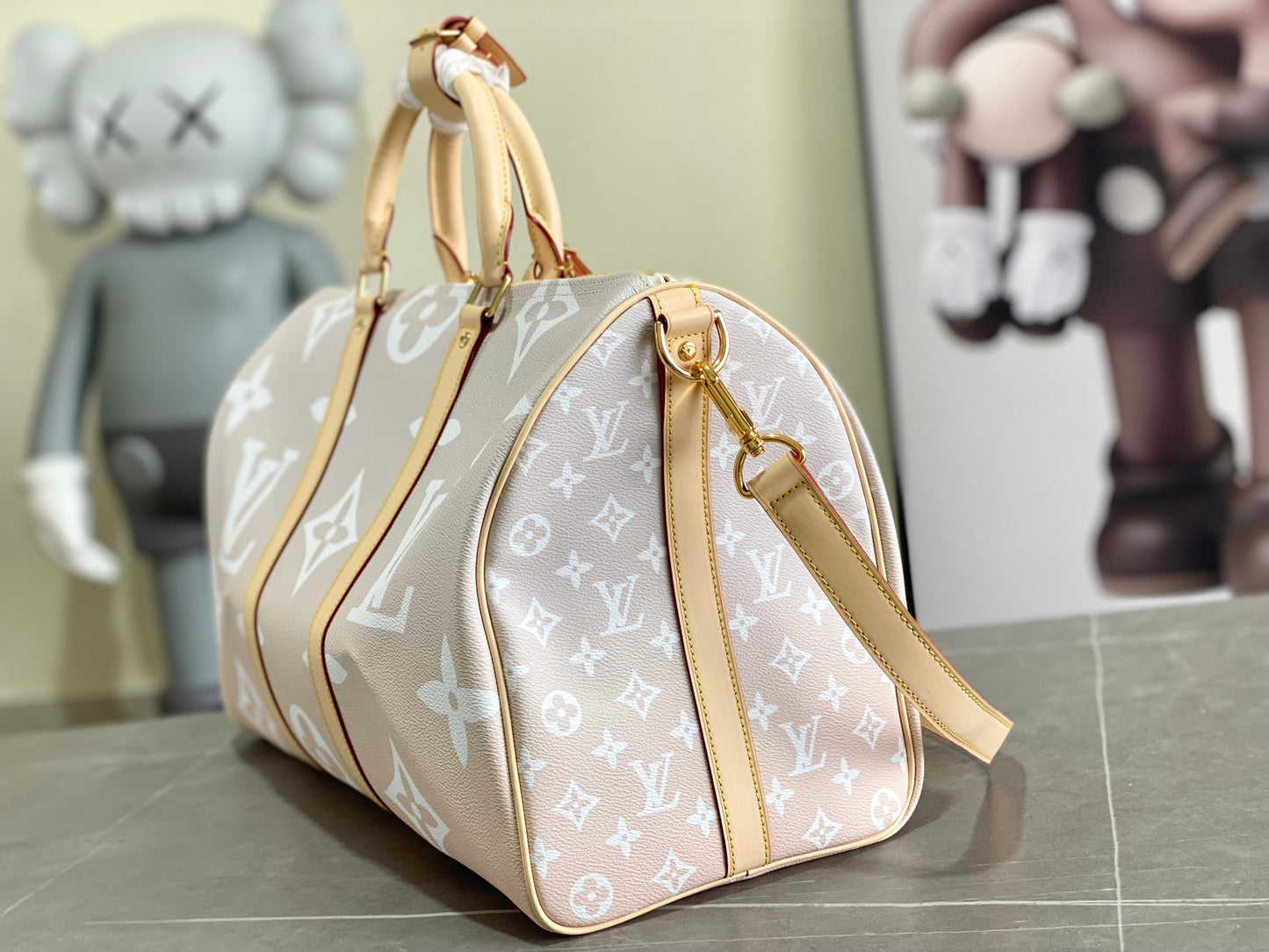 side Keepall Bandouliere Bag By The Pool Monogram Giant 45 – Detachable Shoulder Strap