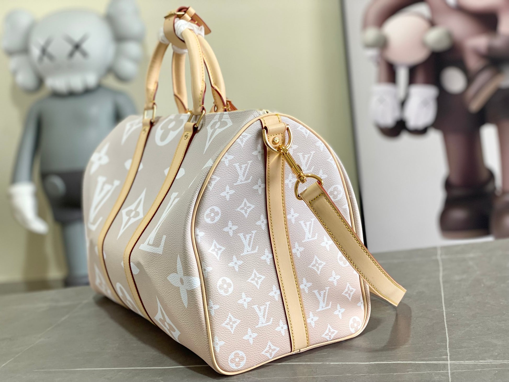 side Keepall Bandouliere Bag By The Pool Monogram Giant 45 – Detachable Shoulder Strap