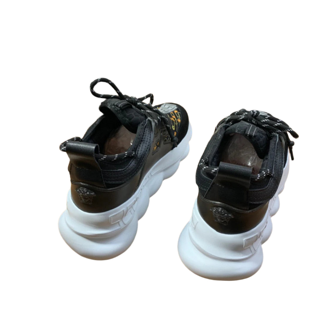 Versace Chain Reaction  Rubber Sole Multi-Color Black/ Gold - TruVybe Essentials
