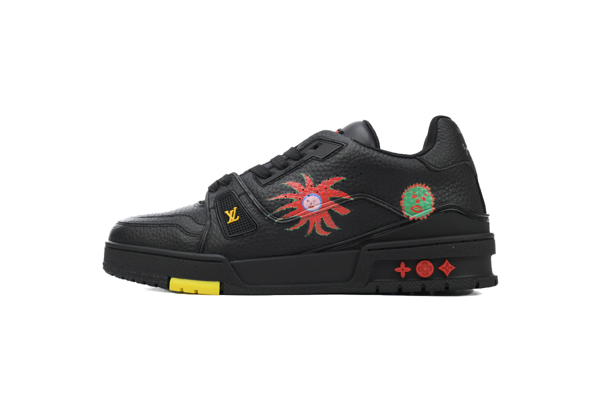 Yayoi Kusama x Louis Vuitton Trainer Black - TruVybe Essentials
