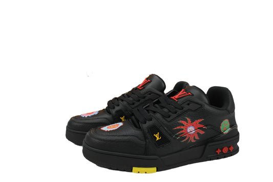 Yayoi Kusama x Louis Vuitton Trainer Black - TruVybe Essentials