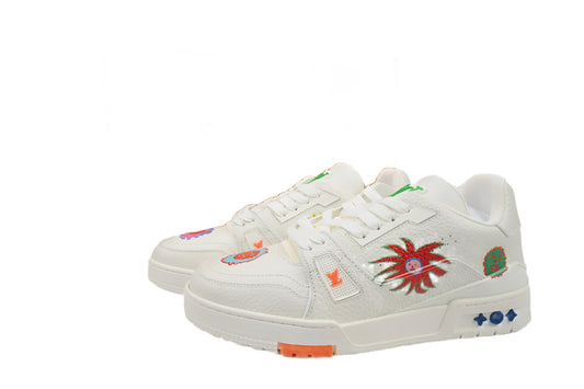 Yayoi Kusama x Louis Vuitton Trainer White - TruVybe Essentials